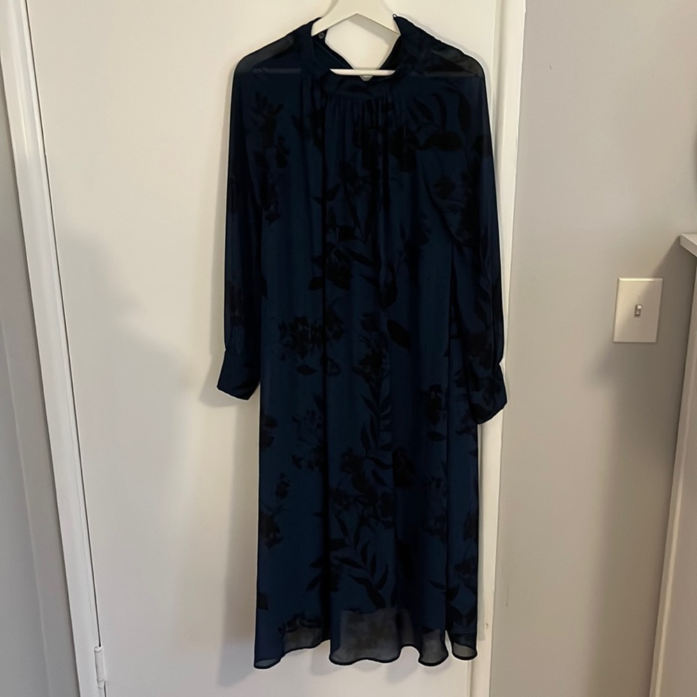 H&M dress with sheer sleeves